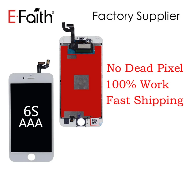Горячая E-Faith10PCS/лот 4,7 дюймов ЖК-дисплей для iPhone 6S 7G 8G ЖК-экран с 3D сенсорным дигитайзером Замена DHL