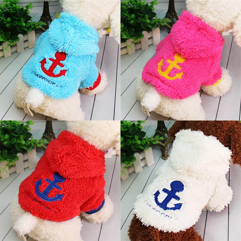Warm Thicken Pet Dog Hooded Coat Jacket Winter Clothes for Small Dogs Chihuahua Sweatshirt Puppy Cat Clothing Pets Products|Пальто и