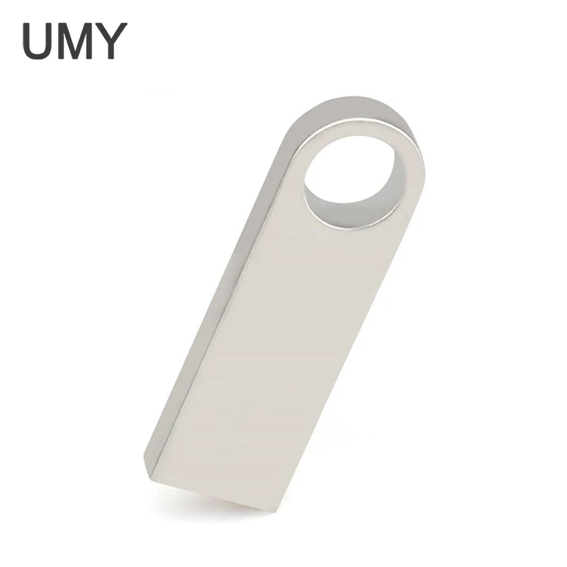 Серебристый/золотистый металлический водонепроницаемый USB флеш накопитель