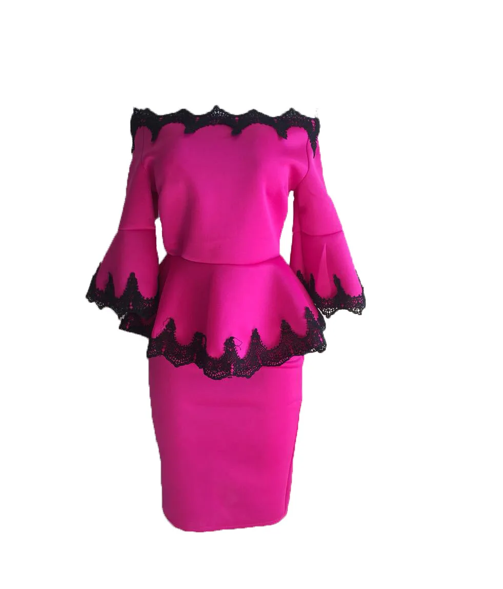 Офисная юбка и блузка лето 2019 Женский офисный комплект повседневный сексуальный