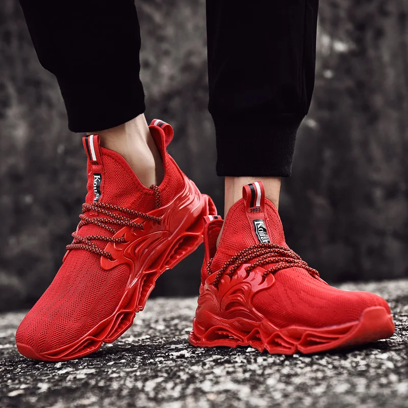 TRAANO Shoes Men Sneakers Sport Spring Summer Models Hot Sale Breathable Blade The Series Lace-Up Style CC-120 | Обувь