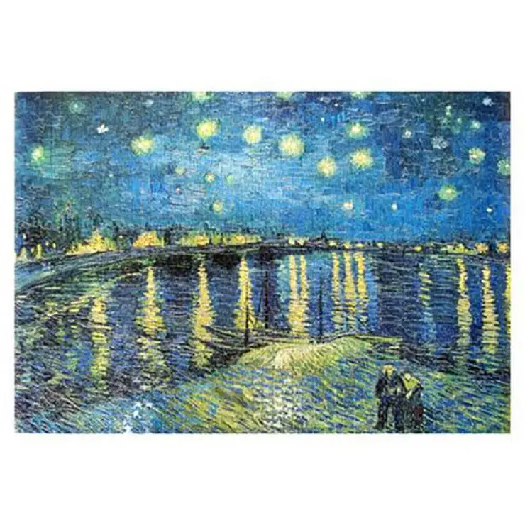 9 Types Hot Sale Free Shipping 2000 Pieces world famous Painting Adult paper Puzzle pieces for home decorating | Игрушки и хобби