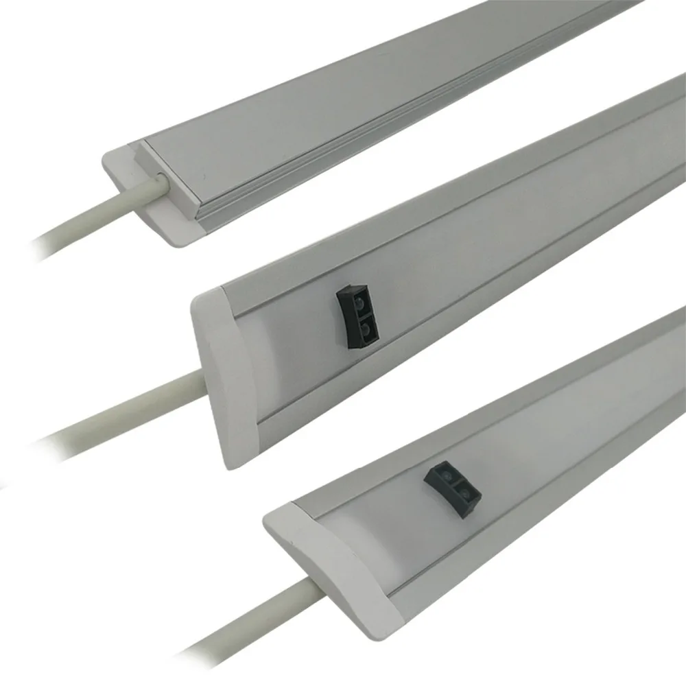 

2pcs suit 8520 hand control scan motion sensor strip Wardrobe lamp Dimmable LED Rigid Bar cabinet Kitchen Dimmable Cabinet lamp