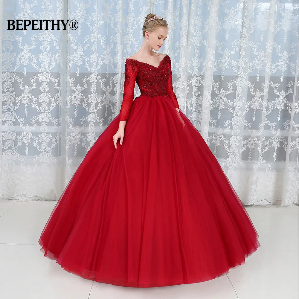 Robe De Soiree, бальное платье, кружевной топ, вечернее платье, вечерние, элегантные,, с длинным рукавом, длина до пола, винтажные, выпускные платья