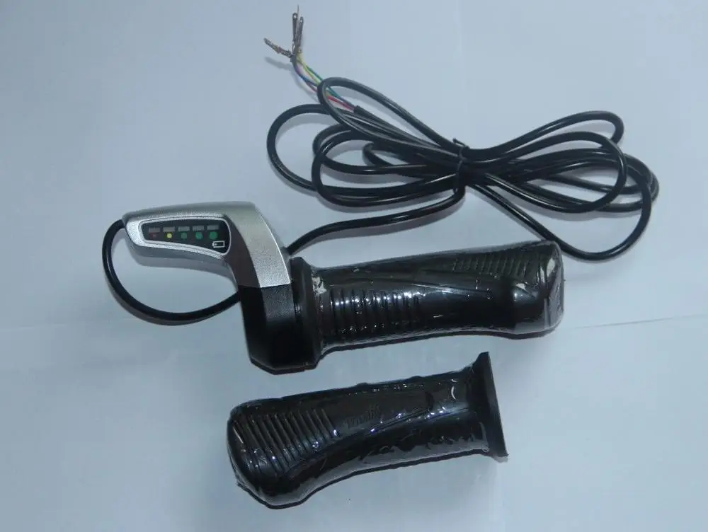 Электрический дроссель скутера 36 В поворотные ручки светодиодный индикатор