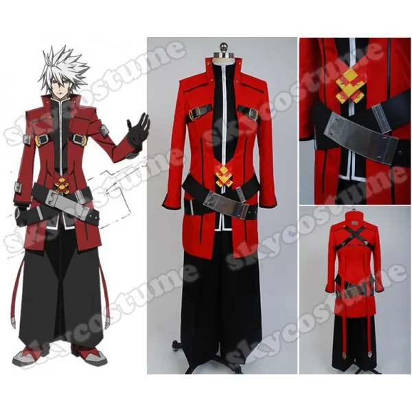 BlazBlue Ragna the Bloodedge Косплей Костюм Хэллоуин Карнавал Полный комплект|cosplay costume|costume