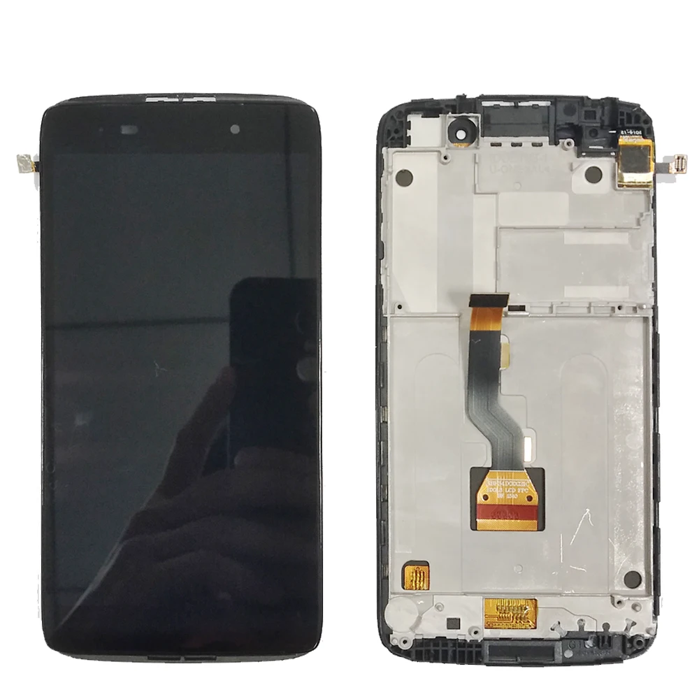 Для Alcatel Idol 3 6039 6039A K 6039Y ЖК дисплей сенсорный экран дигитайзер в сборе с рамкой 100%
