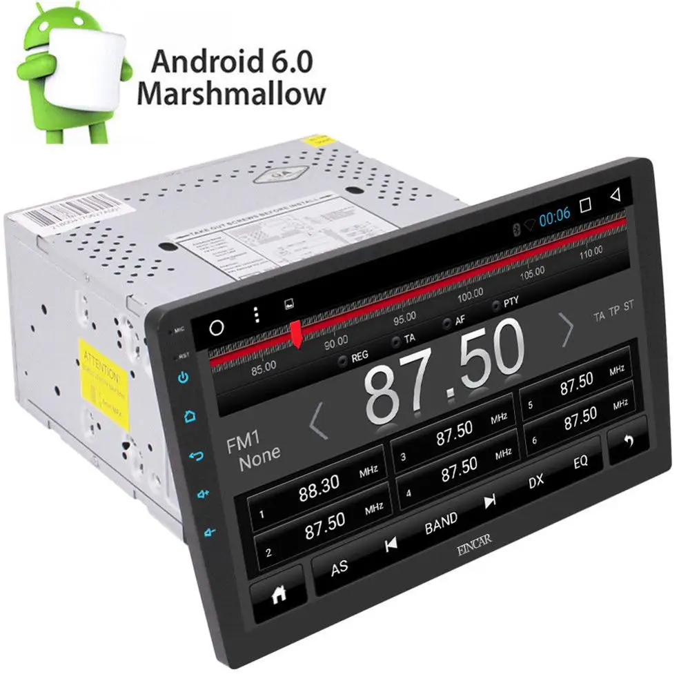 Android 6 0 Автомобильная магнитола автомобильная стерео в тире двойной din 2din 10 1 &quot