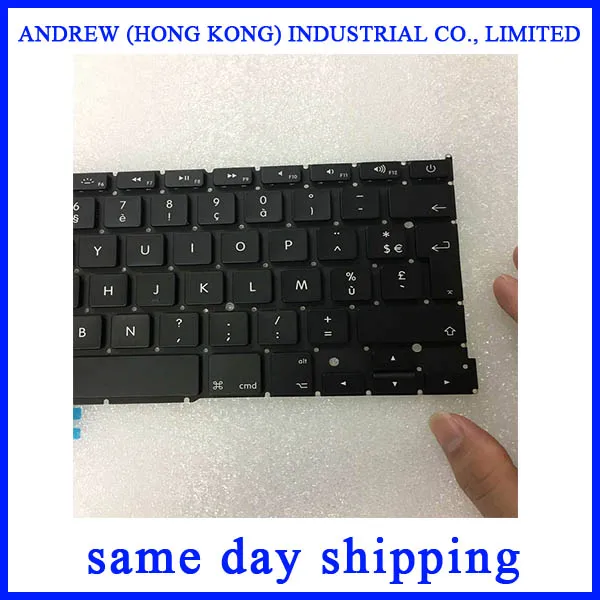 10 шт./лот новая клавиатура A1502 FRANCAIS для Macbook Pro Retina 13 &quotA1502 2013 2014 2015 Clavier FR AZERTY french