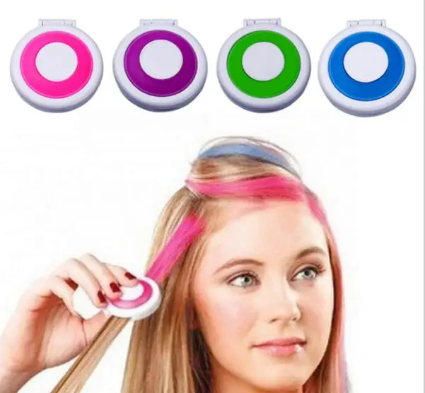 Временная Меловая краска для волос модная цветная Пастельная инструмент макияжа