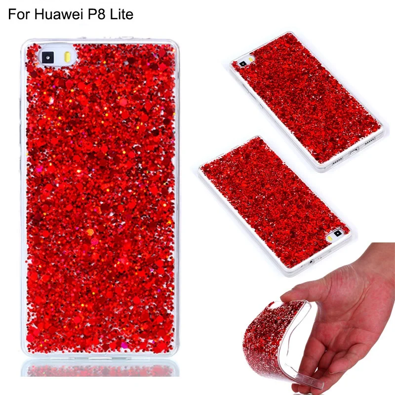 Для Coque Huawei P10 p9 P8 Lite 2017 Силиконовый Чехол резиновый Роскошные градиент шику Блеск