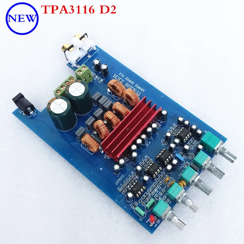 Новый DP1 TPA3116 D2 NE5532 * 4 2 1 Hi Fi аудио цифровой усилитель доска 50 Вт + 100