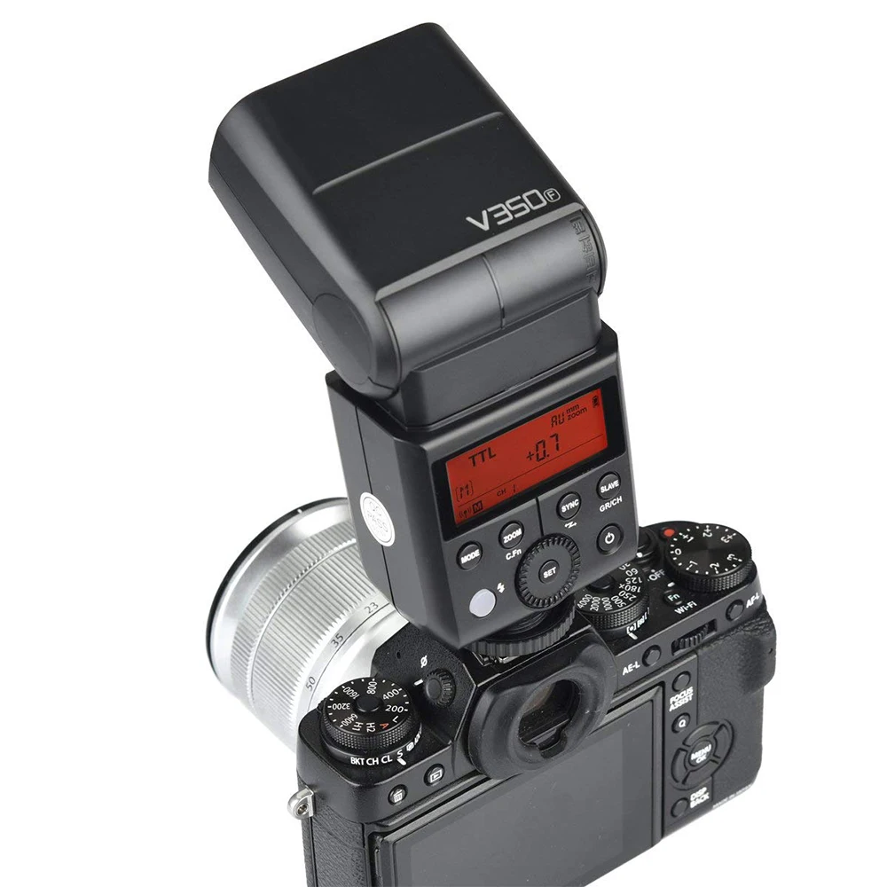 Godox V350F TTL 2.4G Camera Flash with Built-in Rechargeable 7.2V/2000mAh Li-ion Batter Xpro-O Trigger for For Fuji | Электроника