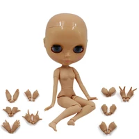 blyth doll joint body tan skin without wig suitable for transforming the wig and make up for her about 30cm girl boy doll