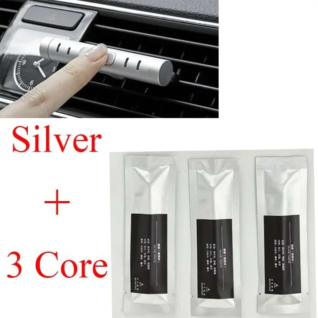 Silver Xiaomi Uildford автомобильный выхлоп воздуха Ароматический диффузор устраняет запах Mijia Интеллектуальный освежитель газа растительный экстракт духи черный - Цвет: Silver