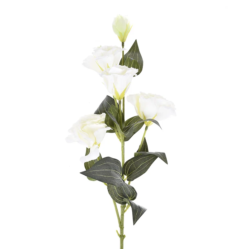 6 головок искусственная Цветочная подделка Eustoma Gradiflorus Lisianthus декоративные слики