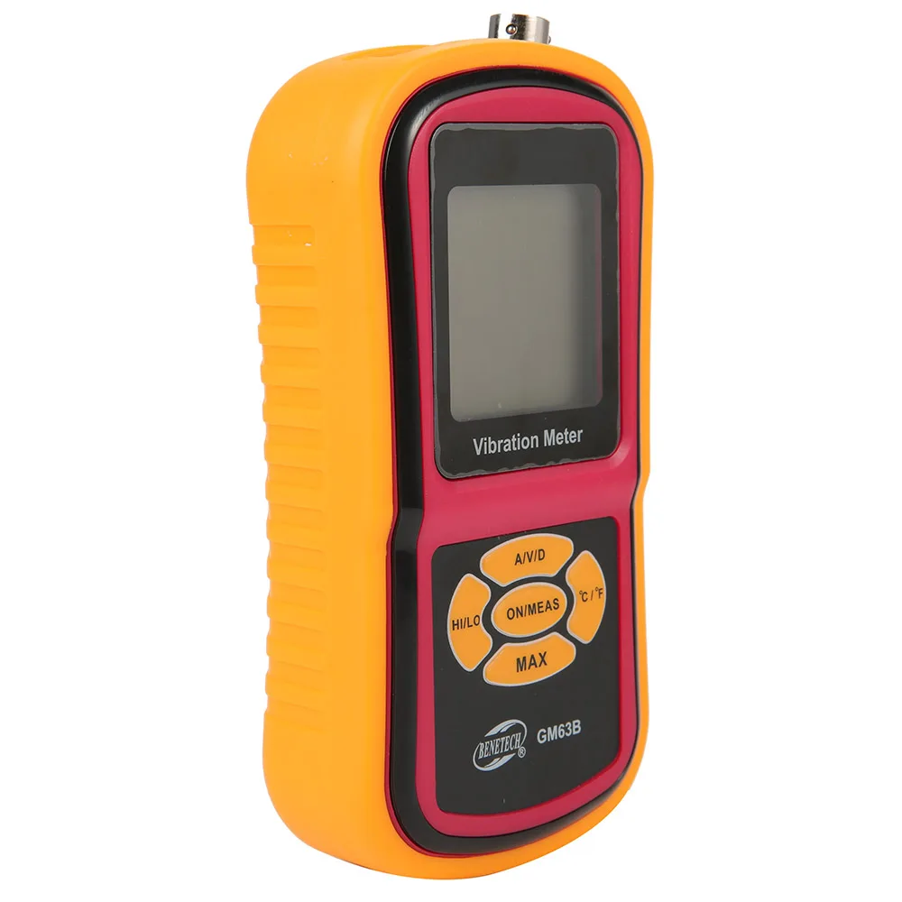 New GM63B Portable Digital Vibration Tester Analyzer with Temperature Meter Handheld Gauge Vibrometer | Инструменты