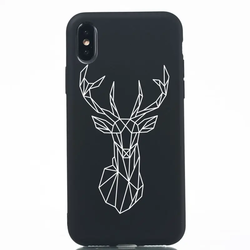 Fashion Art Abstract Lines Soft Case for iPhone 8 7 Plus X XS MAX TPU XR 6 6S 5 5S SE Silicone Coque Funda |