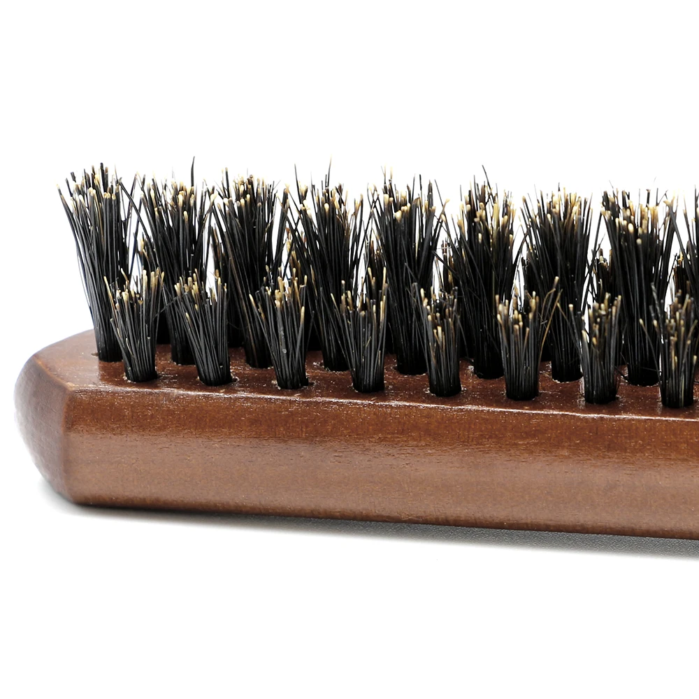 

CestoMen 1 Piece Boar Bristle Hair Teasing Brush Wood Anti Loss Comb Hairdressing Hairbrush Styling Comb Barber Tools