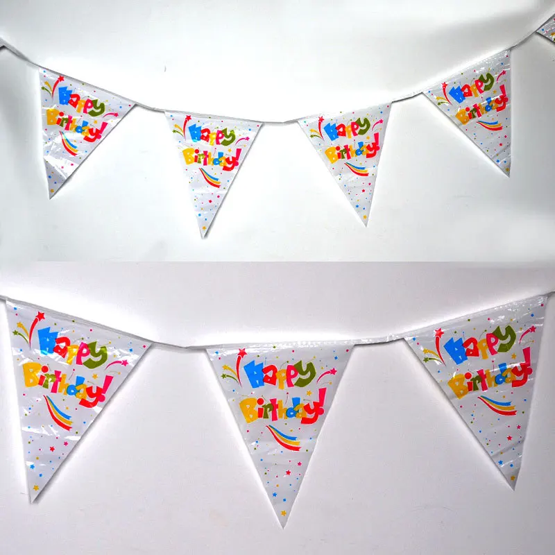 Флаги из полиэтилена для дня рождения 4 м|flags free shipping|flags flagsbunting party |