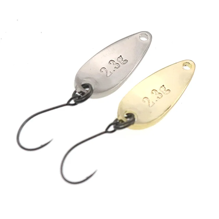 1 шт. металлическая вращающаяся блесна рыболовная приманка цвета: золотистый