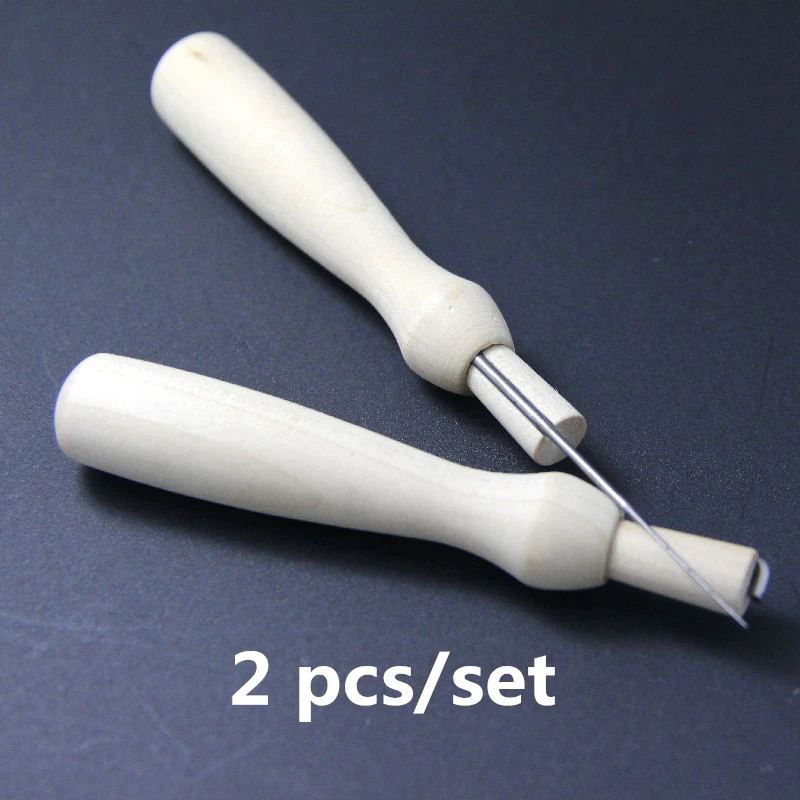 Бесплатная доставка 2 шт ручной работы деревянный держатель иглы для валяния