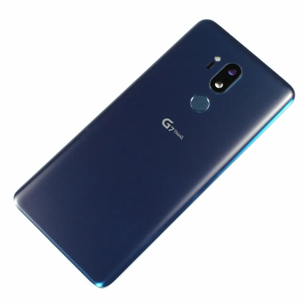 Для LG G7 ThinQ G710 G710EM чехол на заднюю панель со стеклянным корпусом + крышка объектива