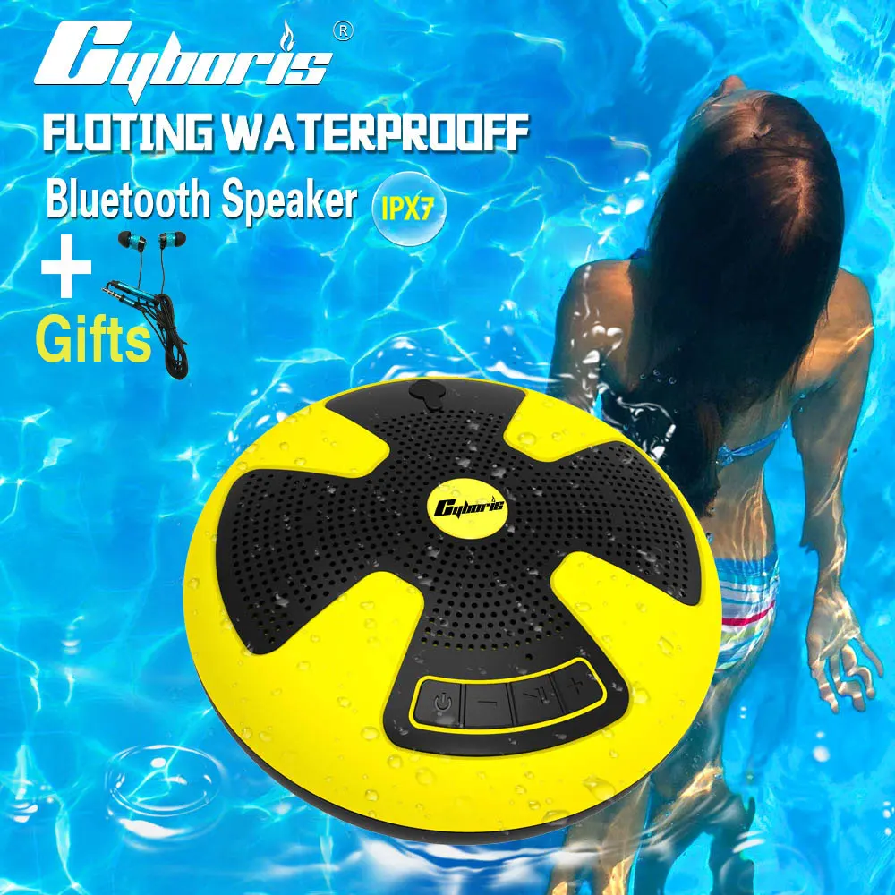 CYBORIS IPX7 двойной 5 Вт плавающий bluetooth динамик для бассейна беспроводной