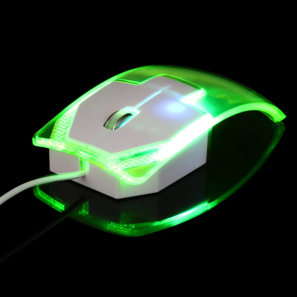 Проводная игровая мышь с подсветкой светодиодный проводная для офиса компьютера