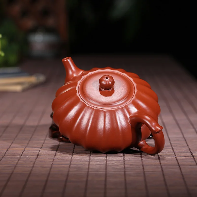 Песочная бутылка Yixing чайник сырая Шахта Dahongpao Wang Ping ручной работы подарок с