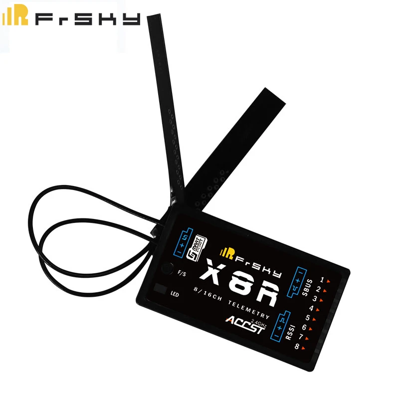 Телеметрический приемник FrSky X8R 2 4G S.Port 8/16ch для Taranis X9D PLUS | Игрушки и хобби
