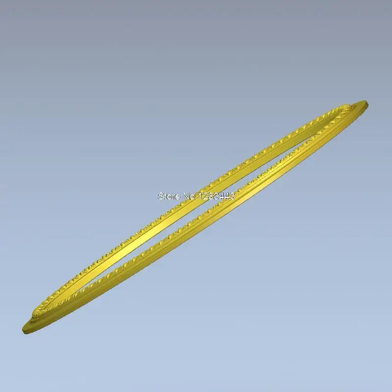Эксклюзивная простая рельефная 3d-модель с цветочной рамкой для станка ЧПУ в
