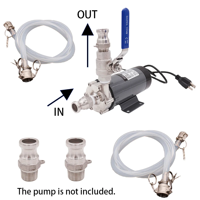 Насос для перекачки Camlock Quick Connect Kit аксессуары домашнего пивоварения пищевой