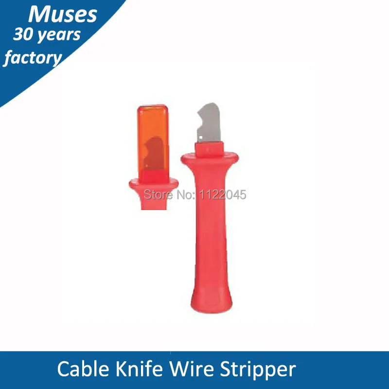

36HS German Style Fixed Hook Blade Cable Cutter Knife Wire Stripper Stripping Tool