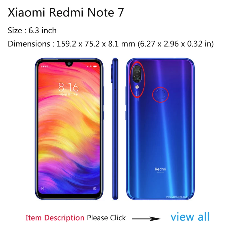 Cover For Xiaomi Redmi Note 7 Case Cases Silicone Soft TPU Vintage Blu-ray Camera Airbag Kickstand Slim Phone Coque Мобильные