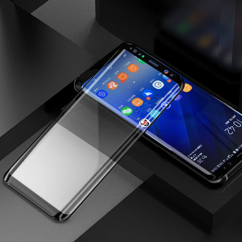 S8 Экран протектор Закаленное Стекло для samsung Galaxy Plus с уровнем твердости 9 H 3D
