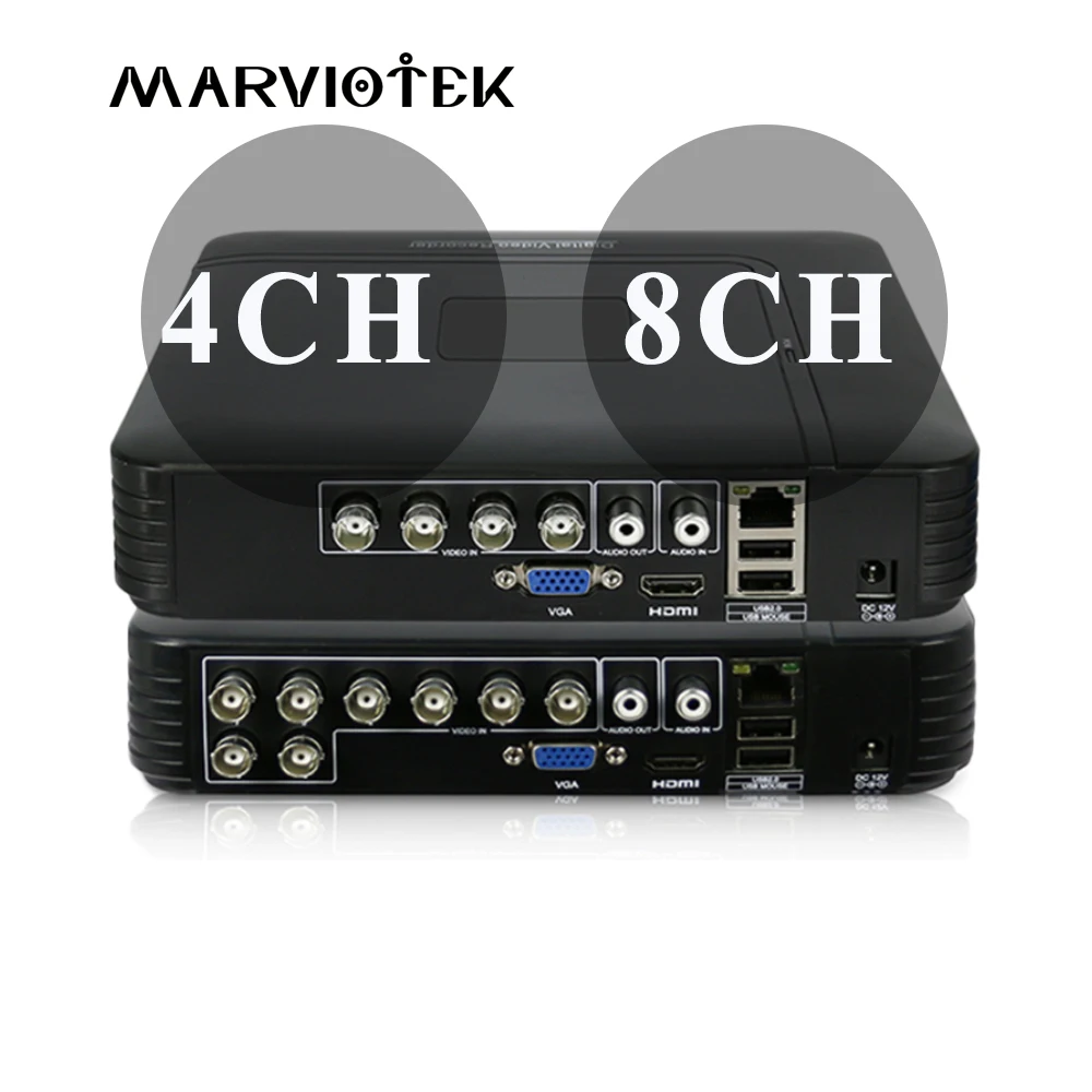 1080N dvr 4ch 8ch tvi небольшой цифровой видеорегистратор cvi NVR ONVIF 1080 P 16ch видеонаблюдения