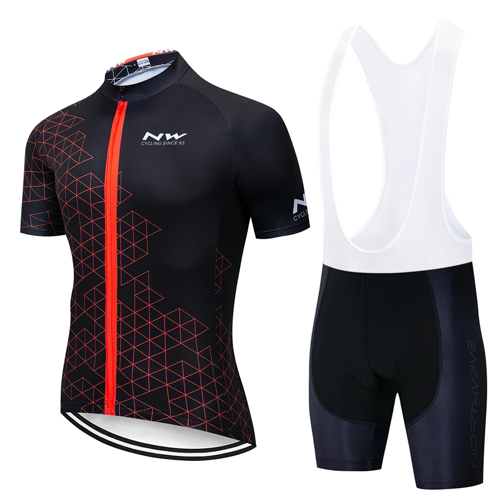 2019 new NW Pro Cycling Jersey Set Maillot Ropa Ciclismo Racing Bicycle Clothing Mans Mountain Bike Clothes | Спорт и развлечения