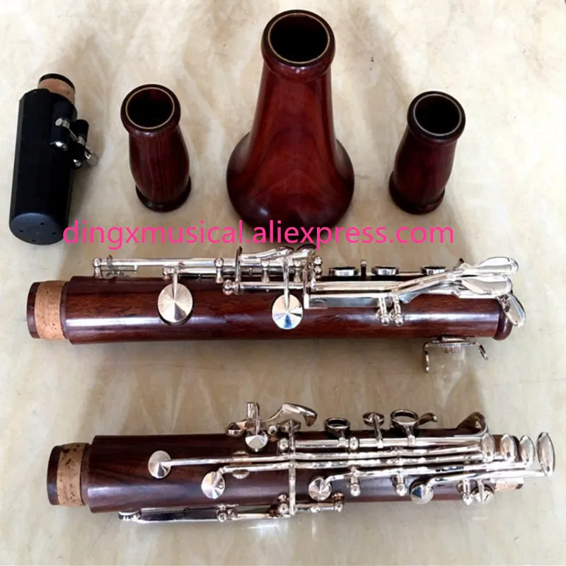 

High grade rosewood Bb key clarinet silver plated keys 17 keys