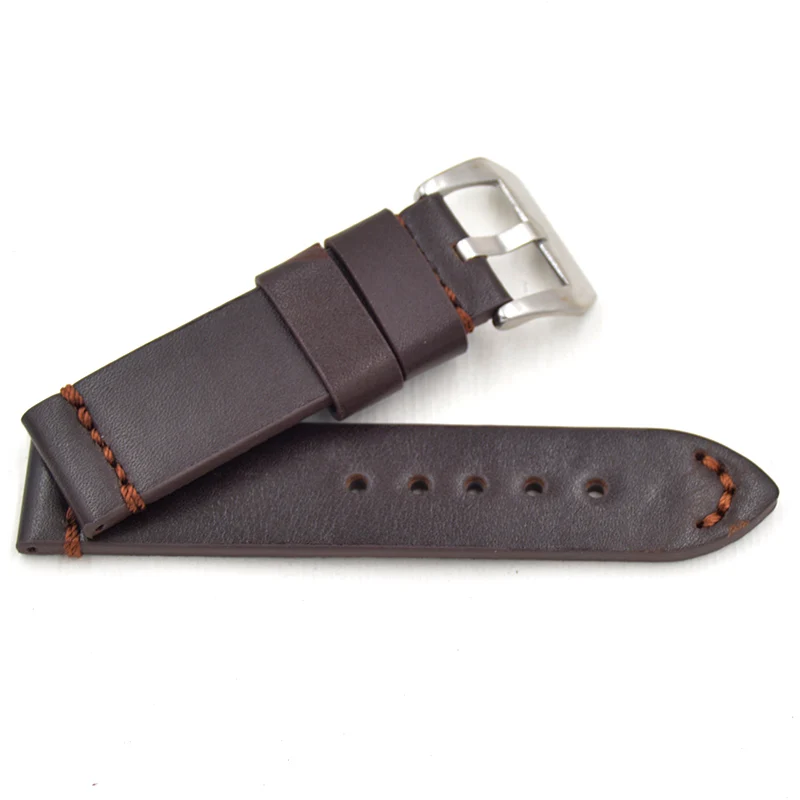 Ремешок для часов PAM111 PAM441 Panerai винтажный итальянский Браслет из телячьей кожи 22