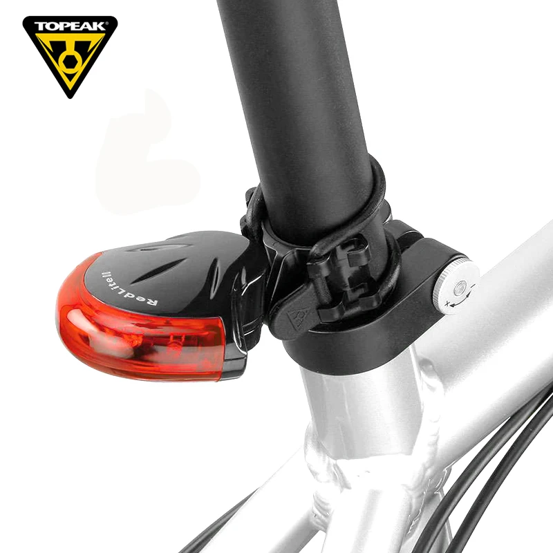 Topeak REDLITE велосипедный задний светильник в виде ракушки, задний светильник для дорожного или горного велосипеда, велосипедный светодиодный фонарь для безопасности, аксессуары для бега