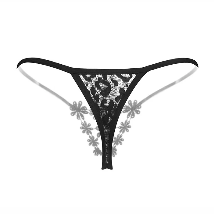 1 PCS 6 Styles Women Sexy Hollow Floral Embroidery Nylon G-Strings Thongs For Girls | Тематическая одежда и униформа