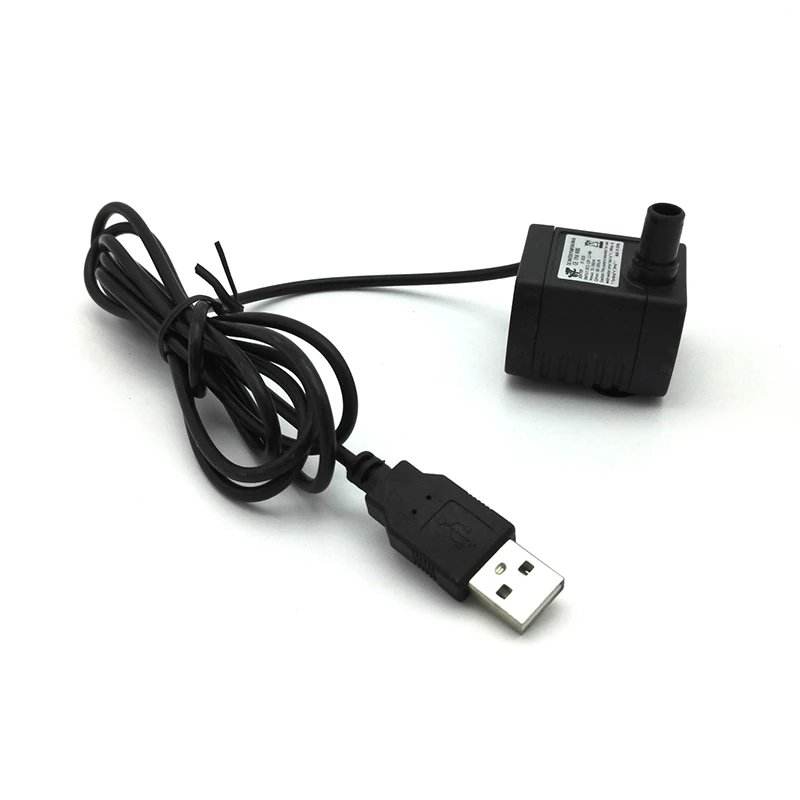 Погружной водяной насос USB и гнездовой разъем постоянного тока 5 ~ 12 В 80 200 л/ч|micro