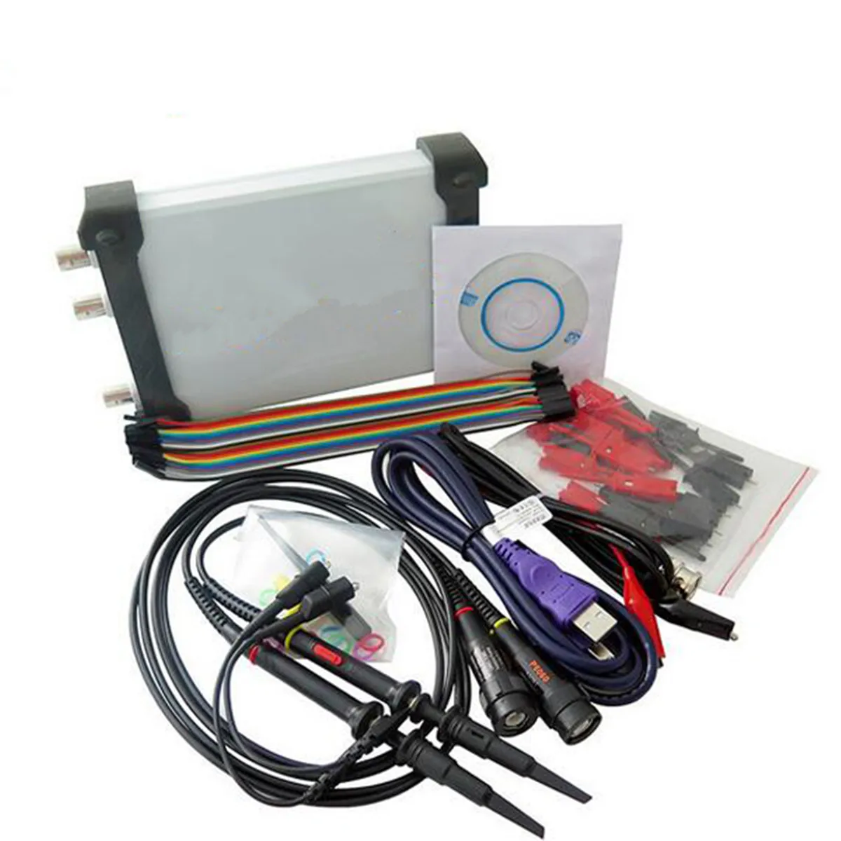 

ISDS205X Virtual PC USB Oscilloscope DDS Signal and Logic Analyzer 2CH 20MHz Bandwidth 48MSa/s 8bit ADC FFT Analyzer