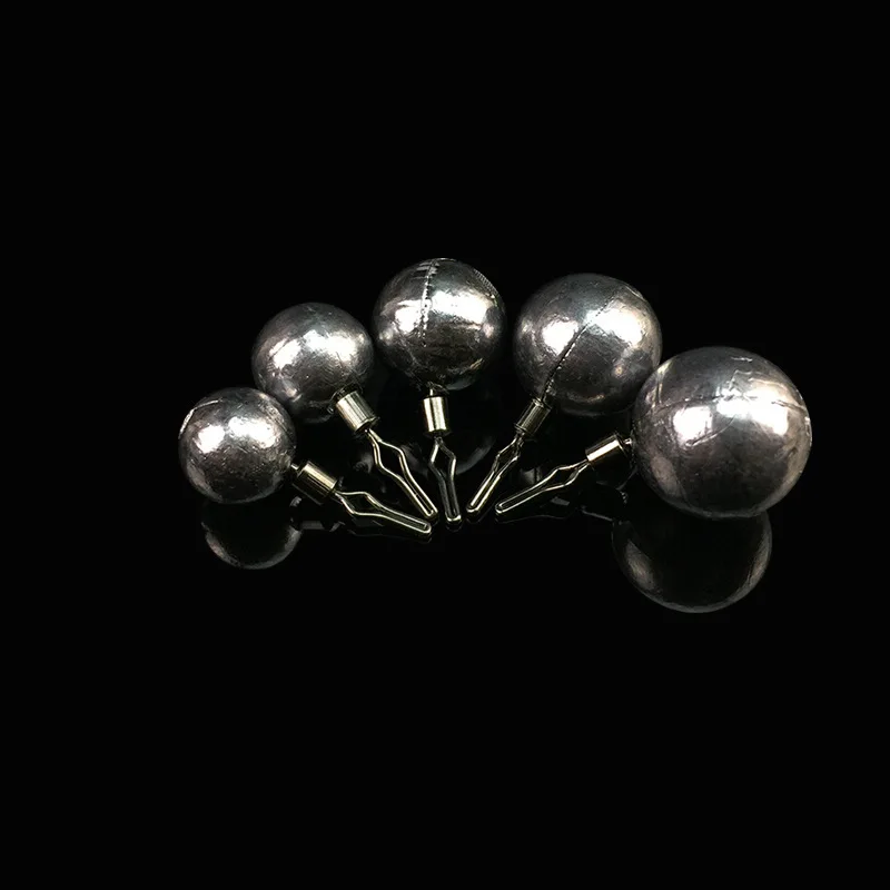 20 шт. привести падение Рыбалка ремень с круглый свинца линии клипа осень для моря