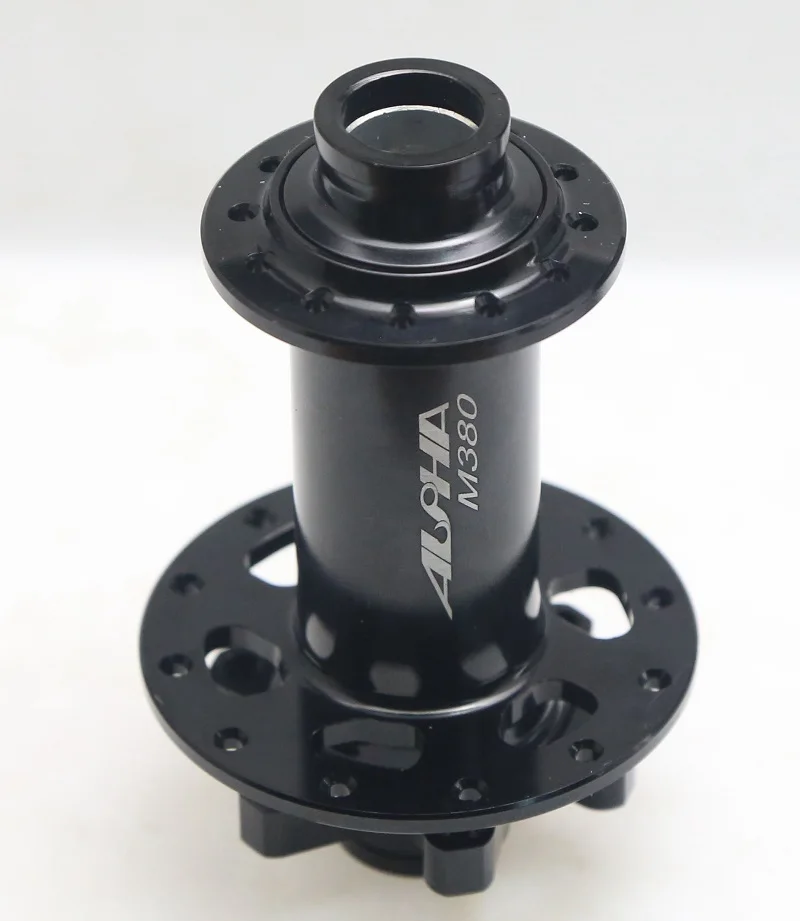 Alpha 380 dati 15 мм DH дисковый передний концентратор 24/28/32H BLACK130g|front hub|disc hubfront hub 15mm |