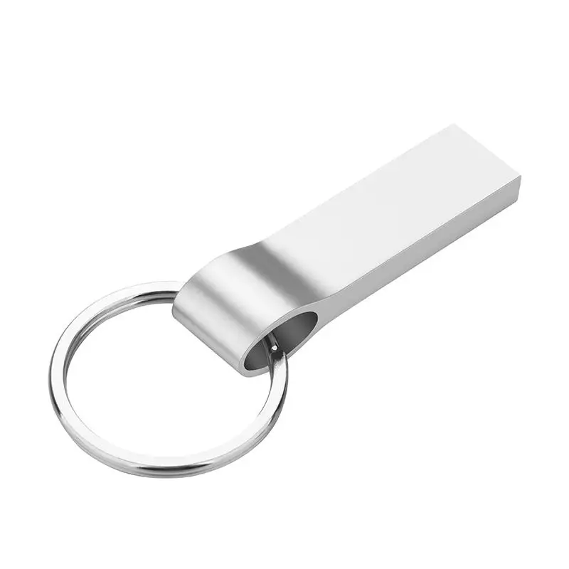 Silver Флеш-карта памяти 64 ГБ 128 ГБ металлическая ручка-накопитель 16 ГБ 8 ГБ 4 ГБ USB флеш-накопитель 32 Гб usb флешка новейший диск на ключ - Цвет: Silver