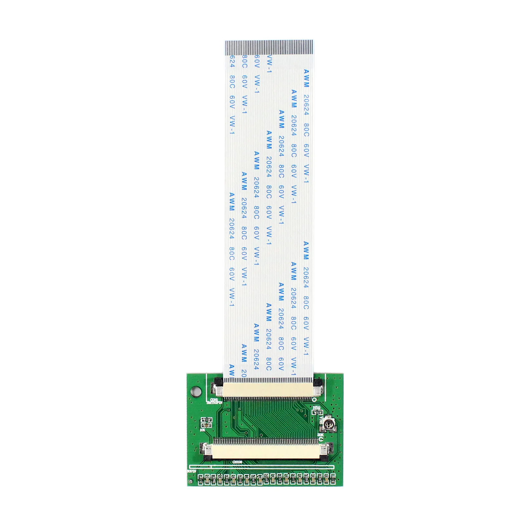 

50Pin to 60Pin Tcon board used for HSD070IDW-A HSD080IDW1-A(Top contact)