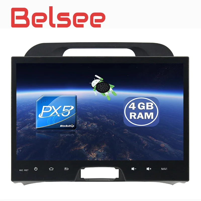 Автомагнитола Belsee для Kia Sportage стерео система на Android 8 Восьмиядерный процессор 4 Гб