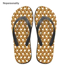 Nopersonality смешанные Цвет печати личный дизайн Тапочки для женщин